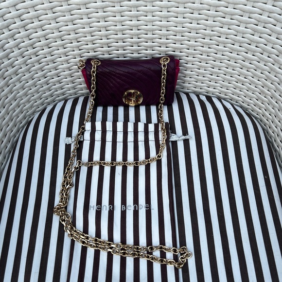 Henri Bendel No. 7 Leather Mini Quilted Crossbody Bag - Picture 4 of 10